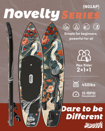 iTAOSTAR N01AP 11'6" inflatable SUP with seat, stable yoga/surf/fishing board kit