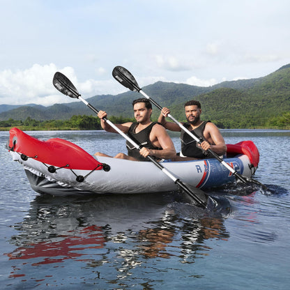 Bestway Hydro-Force Rapid X2 inflatable 2-person kayak, paddles, pump, removable fins